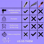 🔥🏆 Venta de Año Nuevo 2026 50% DE DESCUENTO 💁‍♀️ Cepillo Alisador de Cerámica con Calor Inalámbrico para el Cabello